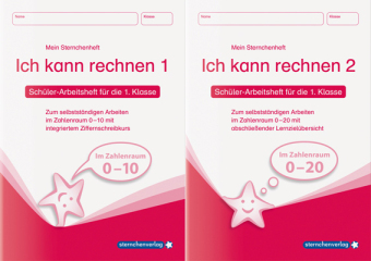 Ich kann rechnen 1 und 2, Schüler-Arbeitshefte für die 1. Klasse, 2 Tle.