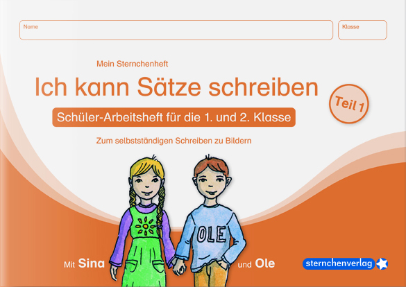 Ich kann Sätze schreiben Teil 1, Schüler-Arbeitsheft für die 1. und 2. Klasse main product photo