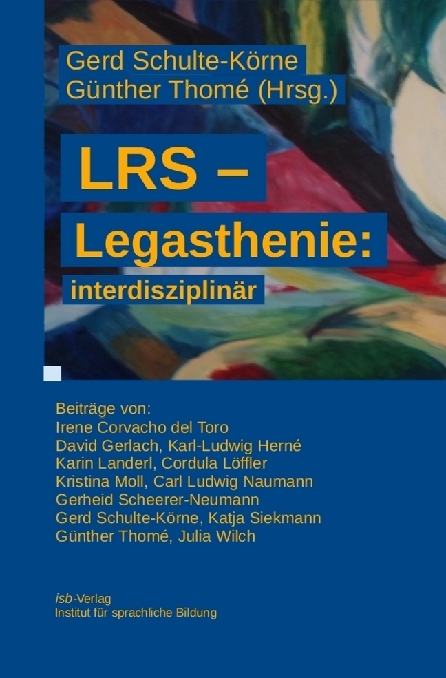 LRS - Legasthenie: interdisziplinär main product photo