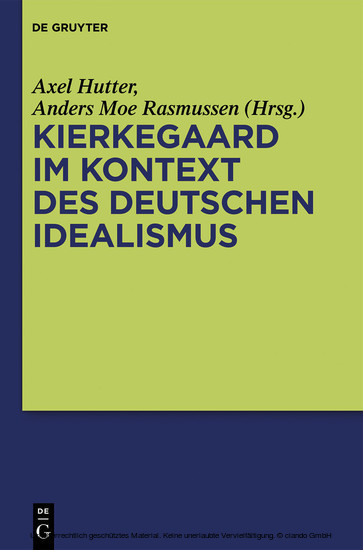 Kierkegaard im Kontext des deutschen Idealismus main product photo