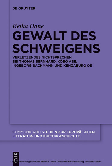 Gewalt des Schweigens main product photo