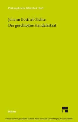 Der geschlossne Handelsstaat