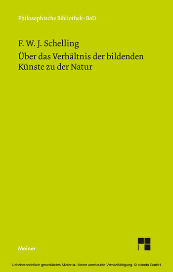 Über das Verhältnis der bildenden Künste zu der Natur main product photo