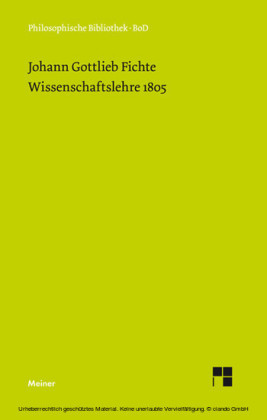 Wissenschaftslehre (1805)
