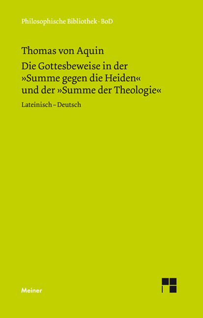 Die Gottesbeweise in der Summe gegen die Heiden und der Summe der Theologie main product photo