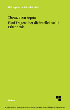 Fünf Fragen über die intellektuelle Erkenntnis