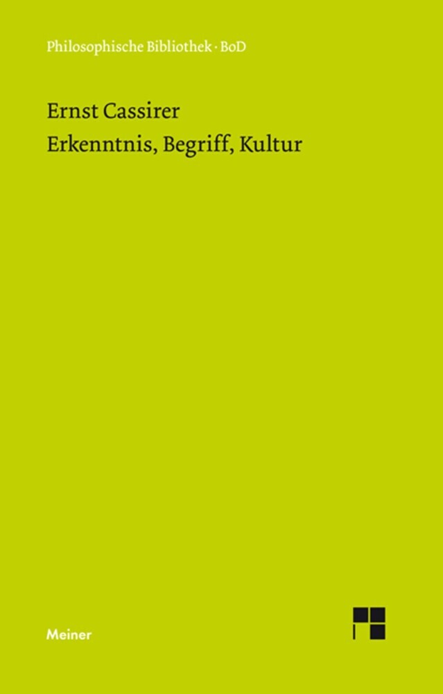 Erkenntnis, Begriff, Kultur main product photo