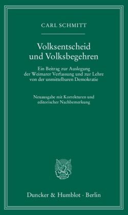 Volksentscheid und Volksbegehren
