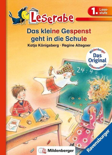 Leserabe mit Mildenberger Silbenmethode - Das kleine Gespenst geht in die Schule main product photo