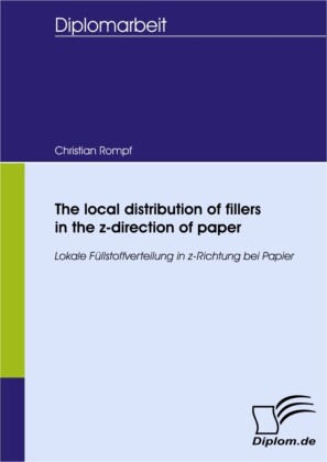 The local distribution of fillers in the z-direction of paper