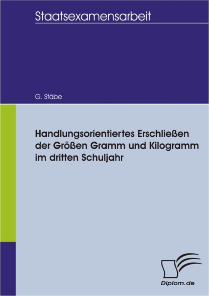 Handlungsorientiertes Erschließen der Größen Gramm und Kilogramm im dritten Schuljahr main product photo