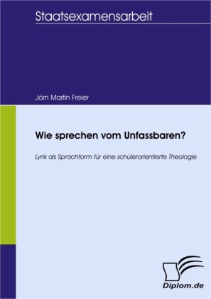 Wie sprechen vom Unfassbaren?