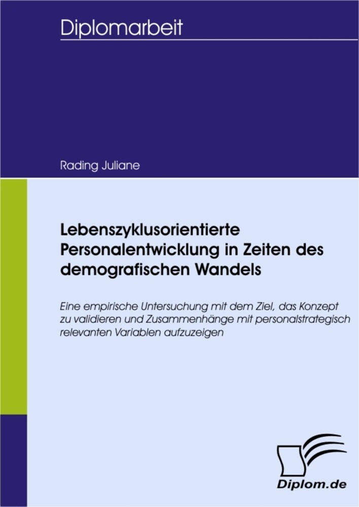 Lebenszyklusorientierte Personalentwicklung in Zeiten des demografischen Wandels main product photo