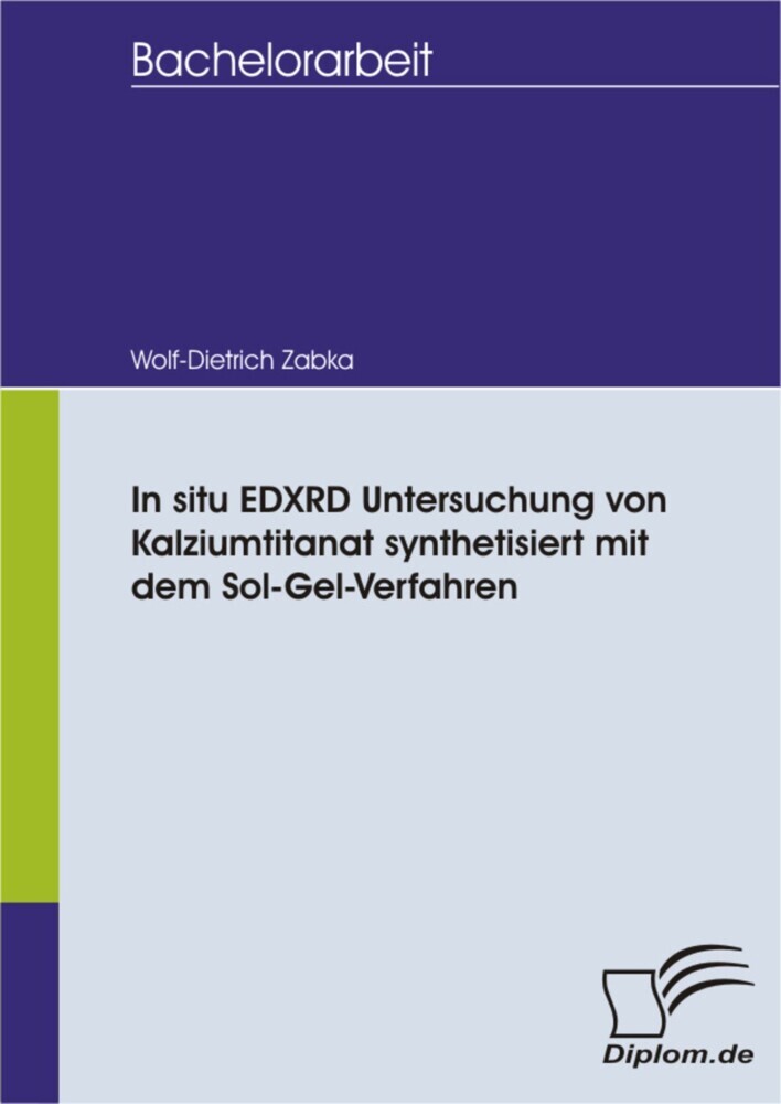 In situ EDXRD Untersuchung von Kalziumtitanat synthetisiert mit dem Sol-Gel-Verfahren main product photo