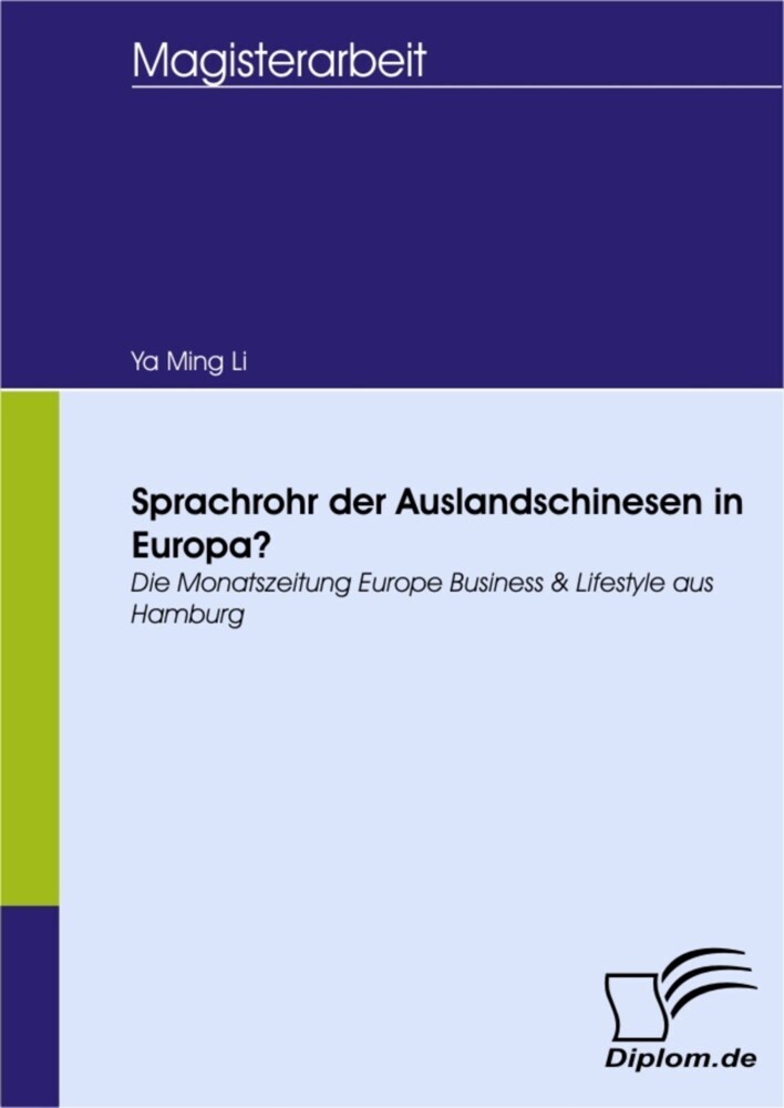 Sprachrohr der Auslandschinesen in Europa? main product photo