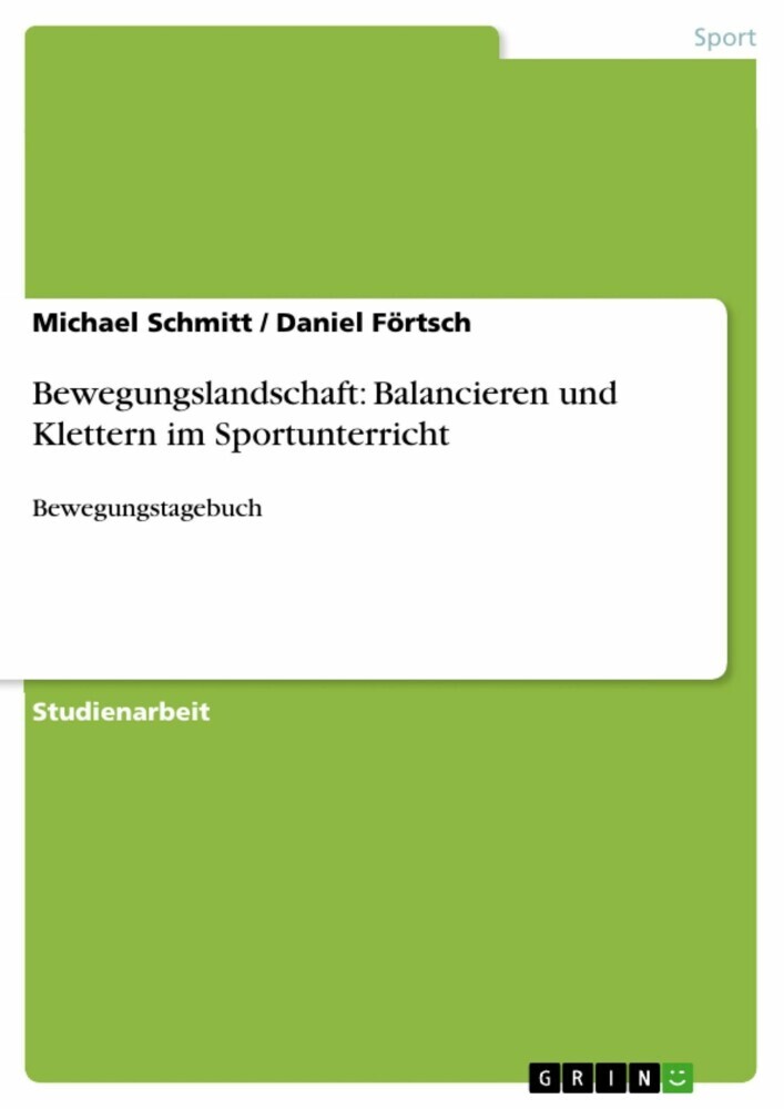 Bewegungslandschaft: Balancieren und Klettern im Sportunterricht main product photo