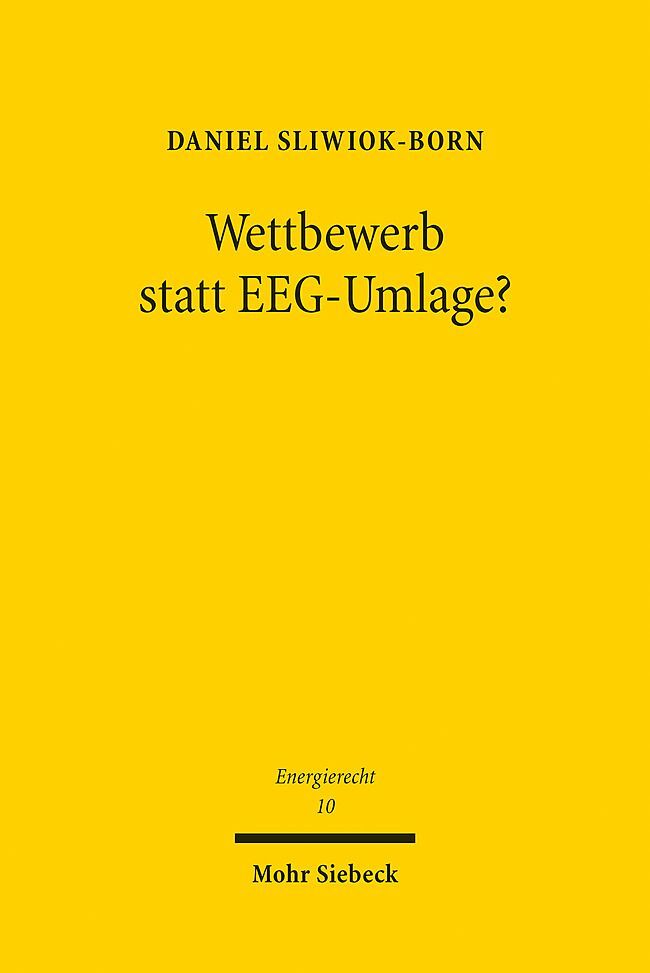 Wettbewerb statt EEG-Umlage? main product photo