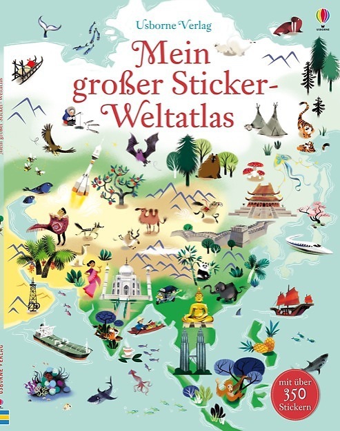 Mein großer Sticker-Weltatlas main product photo