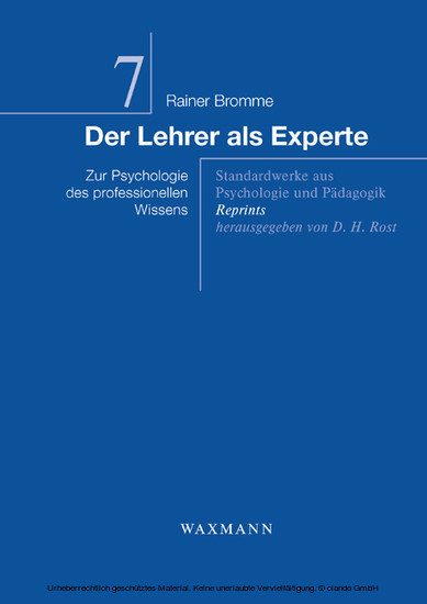 Der Lehrer als Experte main product photo