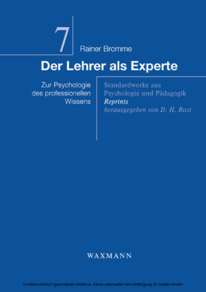 Der Lehrer als Experte
