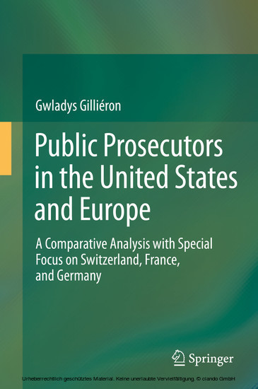 Public Prosecutors in the United States and Europe main product photo