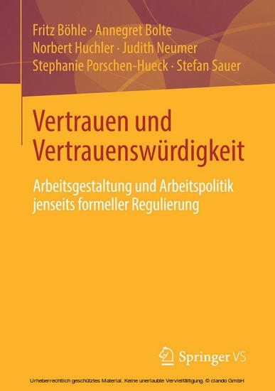 Vertrauen und Vertrauenswürdigkeit main product photo
