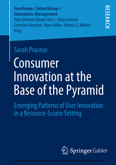 Consumer Innovation at the Base of the Pyramid main product photo