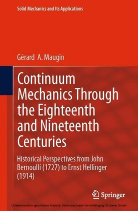 Continuum Mechanics Through the Eighteenth and Nineteenth Centuries