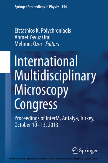 International Multidisciplinary Microscopy Congress main product photo