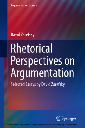 Rhetorical Perspectives on Argumentation