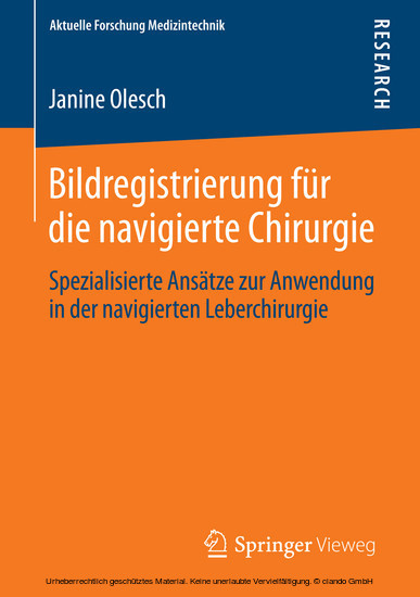 Bildregistrierung für die navigierte Chirurgie main product photo