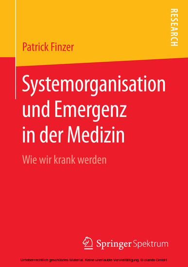 Systemorganisation und Emergenz in der Medizin main product photo