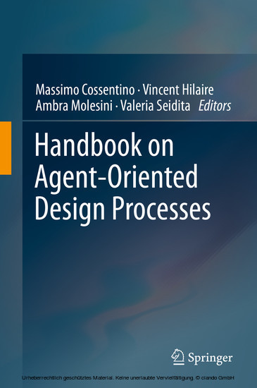 Handbook on Agent-Oriented Design Processes main product photo