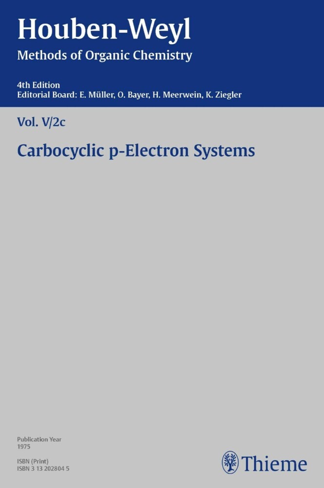Houben-Weyl Methods of Organic Chemistry Vol. V/2c, 4th Edition main product photo