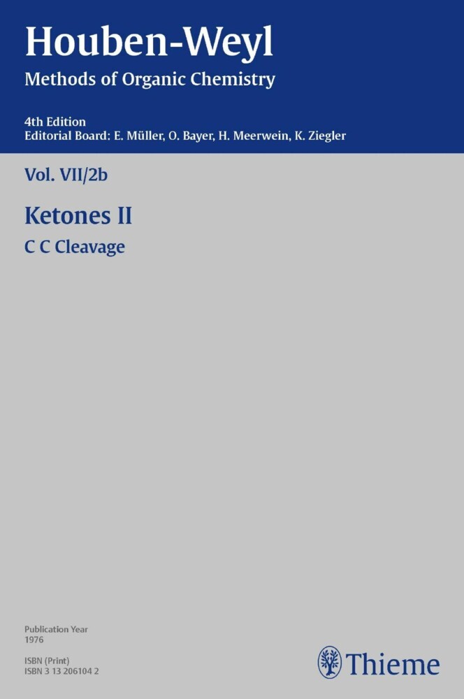 Houben-Weyl Methods of Organic Chemistry Vol. VII/2b, 4th Edition main product photo