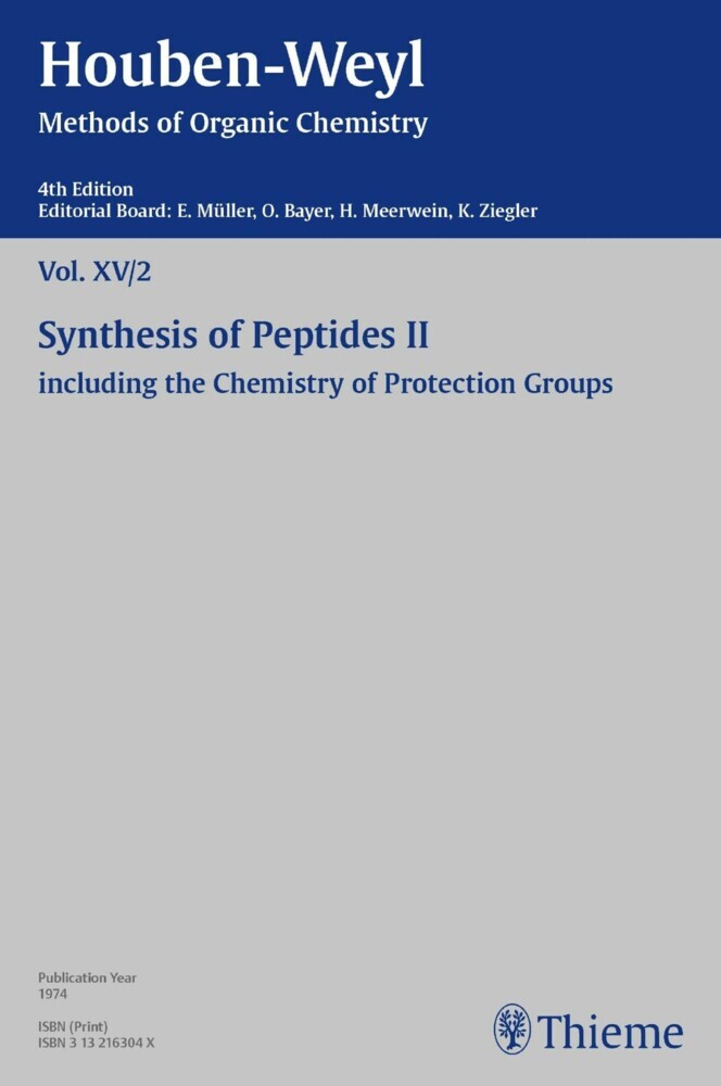 Houben-Weyl Methods of Organic Chemistry Vol. XV/2, 4th Edition main product photo