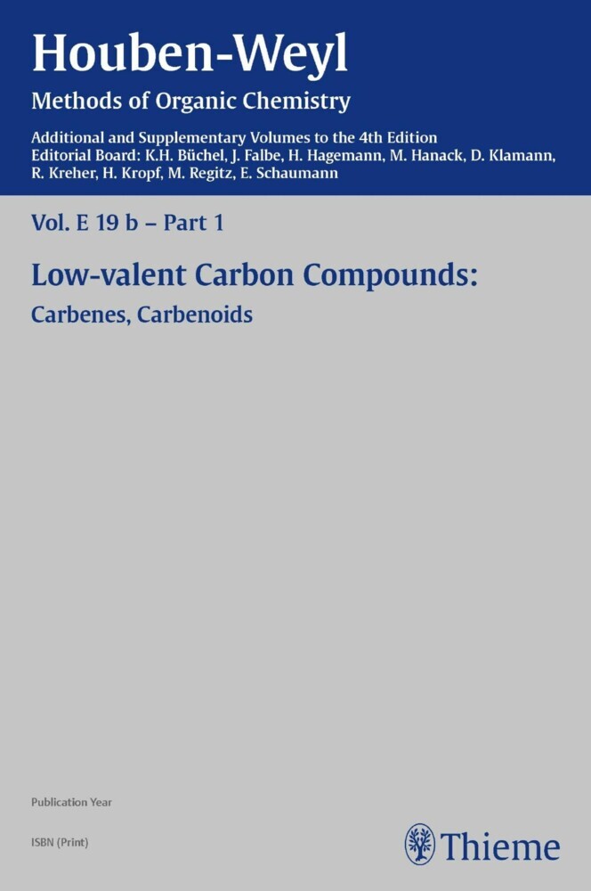 Houben-Weyl Methods of Organic Chemistry Vol. E 19b, 4th Edition Supplement main product photo