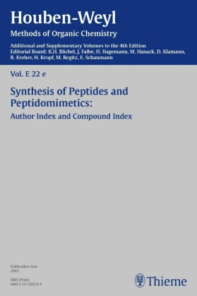 Houben-Weyl Methods of Organic Chemistry Vol. E 22e, 4th Edition Supplement