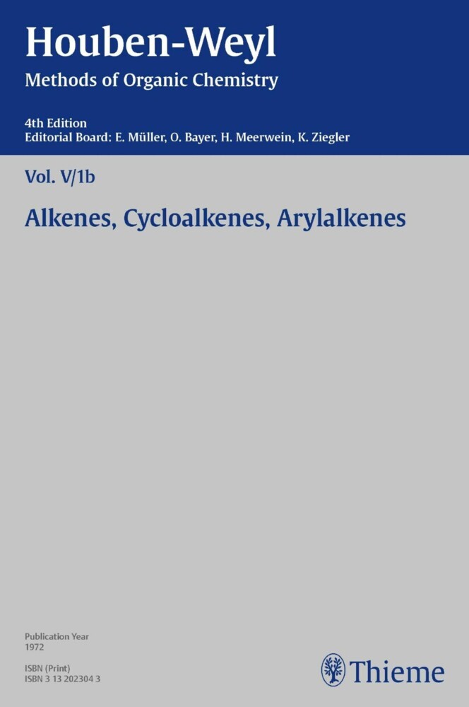 Houben-Weyl Methods of Organic Chemistry Vol. V/1b, 4th Edition main product photo