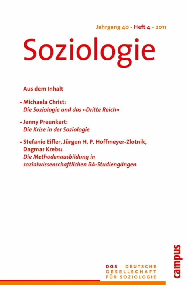 Soziologie 4.2011 main product photo