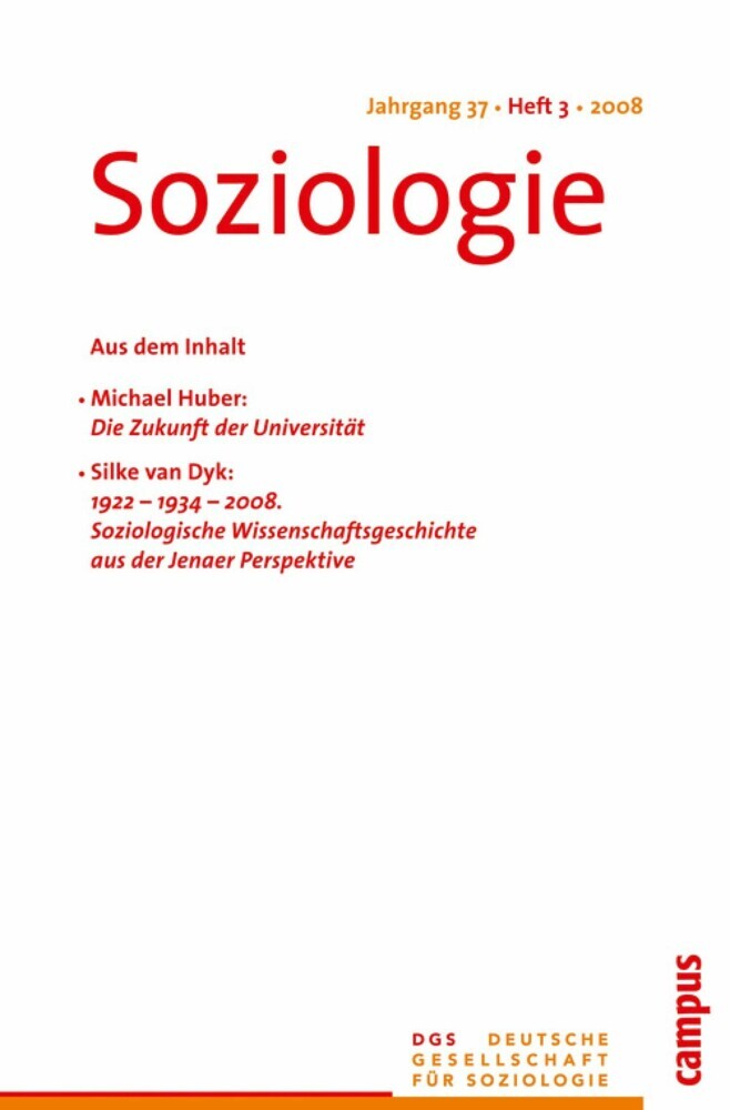 Soziologie 3.2008 main product photo
