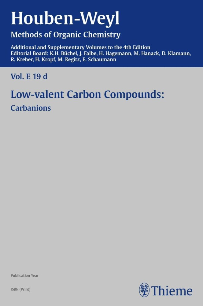 Houben-Weyl Methods of Organic Chemistry Vol. E 19d, 4th Edition Supplement main product photo