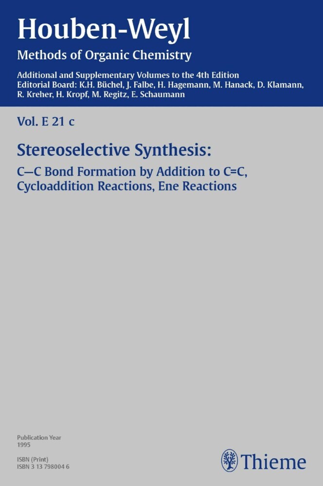 Houben-Weyl Methods of Organic Chemistry Vol. E 21c, 4th Edition Supplement main product photo