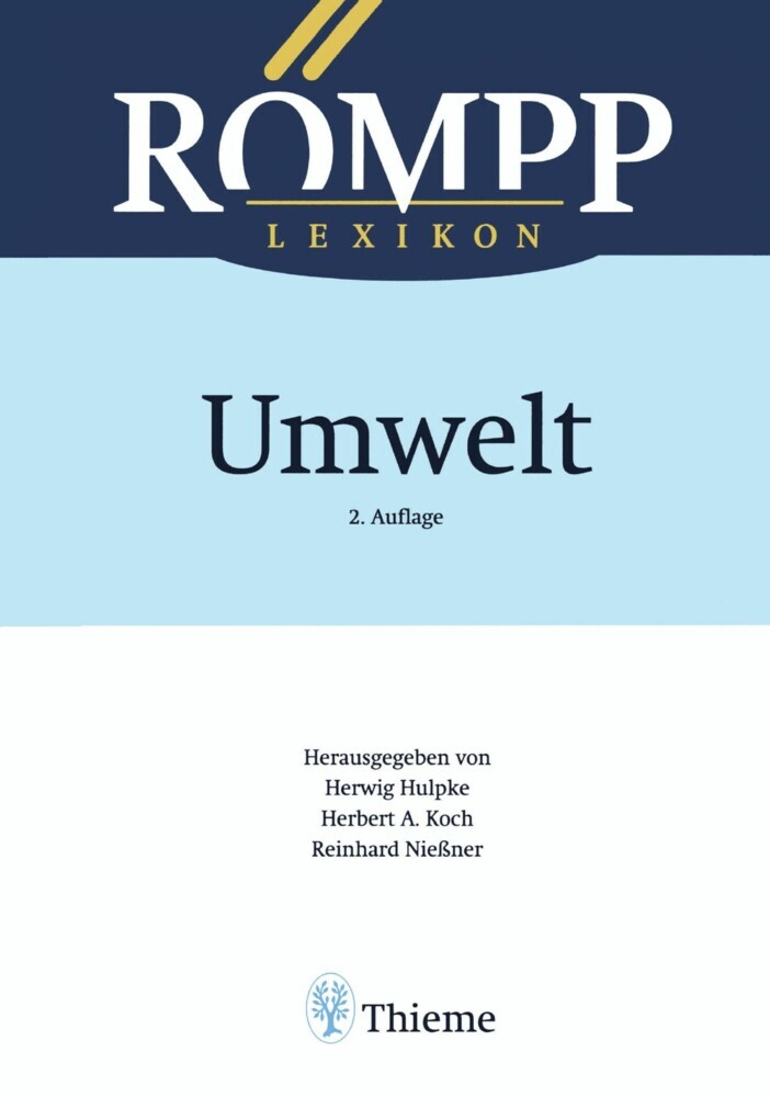 RÖMPP Lexikon Umwelt, 2. Auflage, 2000 main product photo
