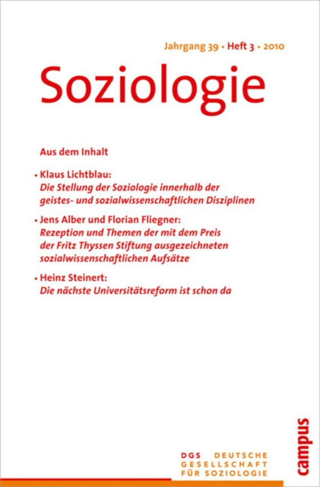 Soziologie 3.2010 main product photo