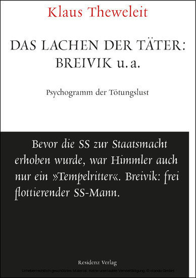 Das Lachen der Täter: Breivik u.a. main product photo
