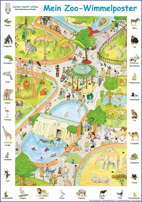Mein Zoo-Wimmelposter main product photo