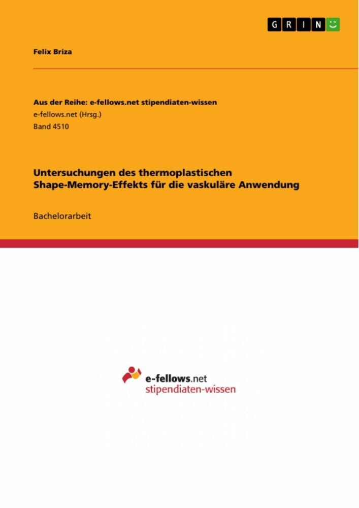 Untersuchungen des thermoplastischen Shape-Memory-Effekts für die vaskuläre Anwendung main product photo