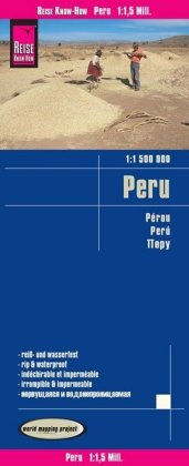 Reise Know-How Landkarte Peru. Pérou