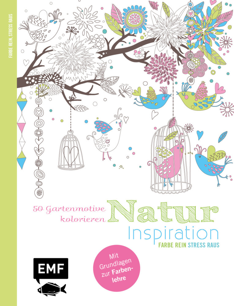 Natur Inspiration - 50 Gartenmotive kolorieren main product photo